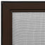 udvideligt insektnet til vinduer (75-143)x50 cm brun