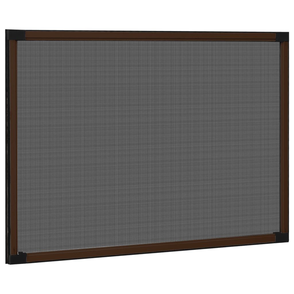 udvideligt insektnet til vinduer (100-193)x75 cm brun