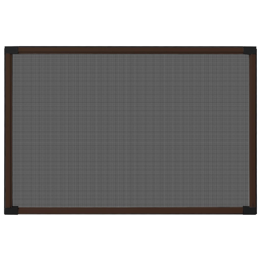 udvideligt insektnet til vinduer (100-193)x75 cm brun