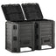 kompostbeholder 800 l sort