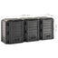kompostbeholder 1200 l sort