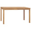 havebord 140x80x77 cm massivt teaktræ