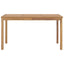 havebord 140x80x77 cm massivt teaktræ