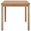 havebord 140x80x77 cm massivt teaktræ