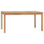 havebord 160x80x77 cm massivt teaktræ