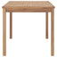 havebord 160x80x77 cm massivt teaktræ