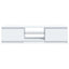 tv-skab med LED-lys 140x40x36 cm hvid