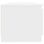 tv-skab med LED-lys 140x40x36 cm hvid