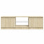 tv-bord med LED-lys 140x40x36 cm sonoma-eg