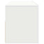 tv-skab med LED-lys 120x35x40 cm hvid