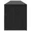 tv-bord med LED-lys 90x35x40 cm betongrå