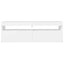 tv-skab med LED-lys 120x35x40 cm hvid