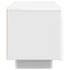 tv-bord 100x35x40 cm konstrueret træ hvid