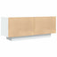 tv-bord 100x35x40 cm konstrueret træ hvid