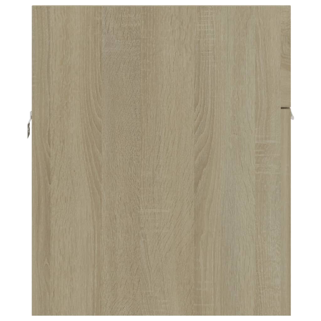 vaskeskab 90x38,5x46 cm konstrueret træ grå