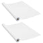 selvklæbende møbelfolie 2 stk. 500x90 cm PVC hvid