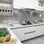 selvklæbende møbelfolie 2 stk. 500x90 cm PVC hvid
