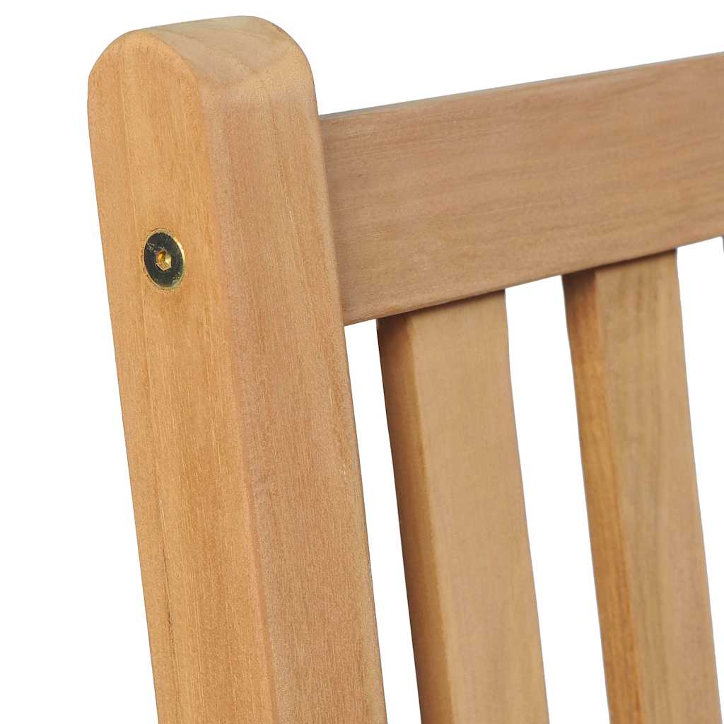 7-delt havespisesæt 150x90 cm massivt teaktræ