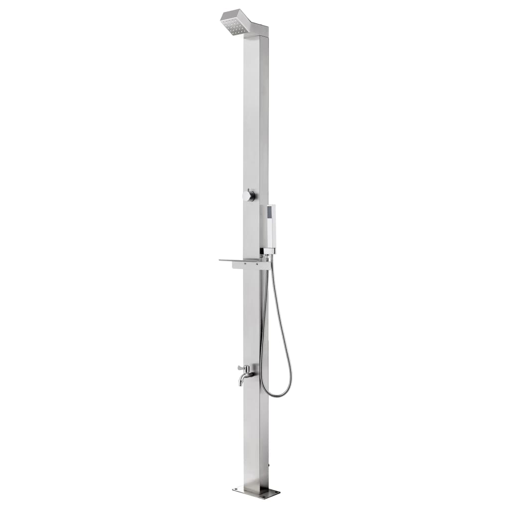 havebruser 220 cm rustfrit stål billede