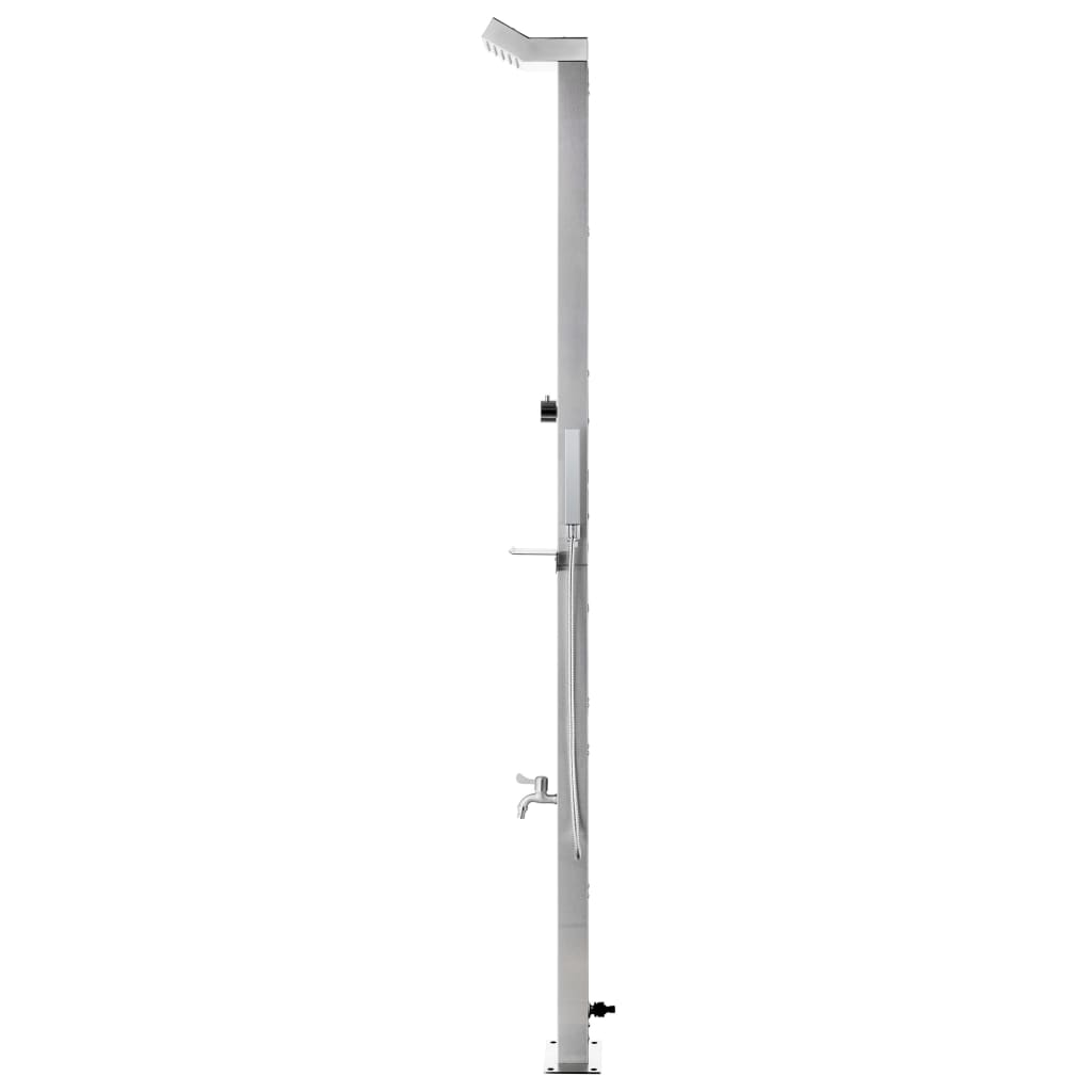 havebruser 220 cm rustfrit stål