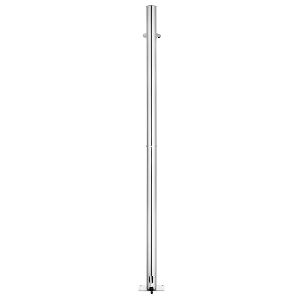 havebruser 215 cm rustfrit stål