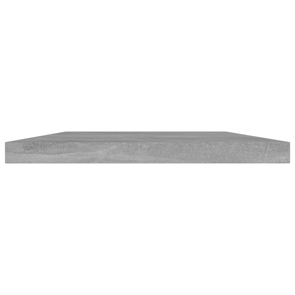 boghylder 4 stk. 40x20x1,5 cm konstrueret træ betongrå