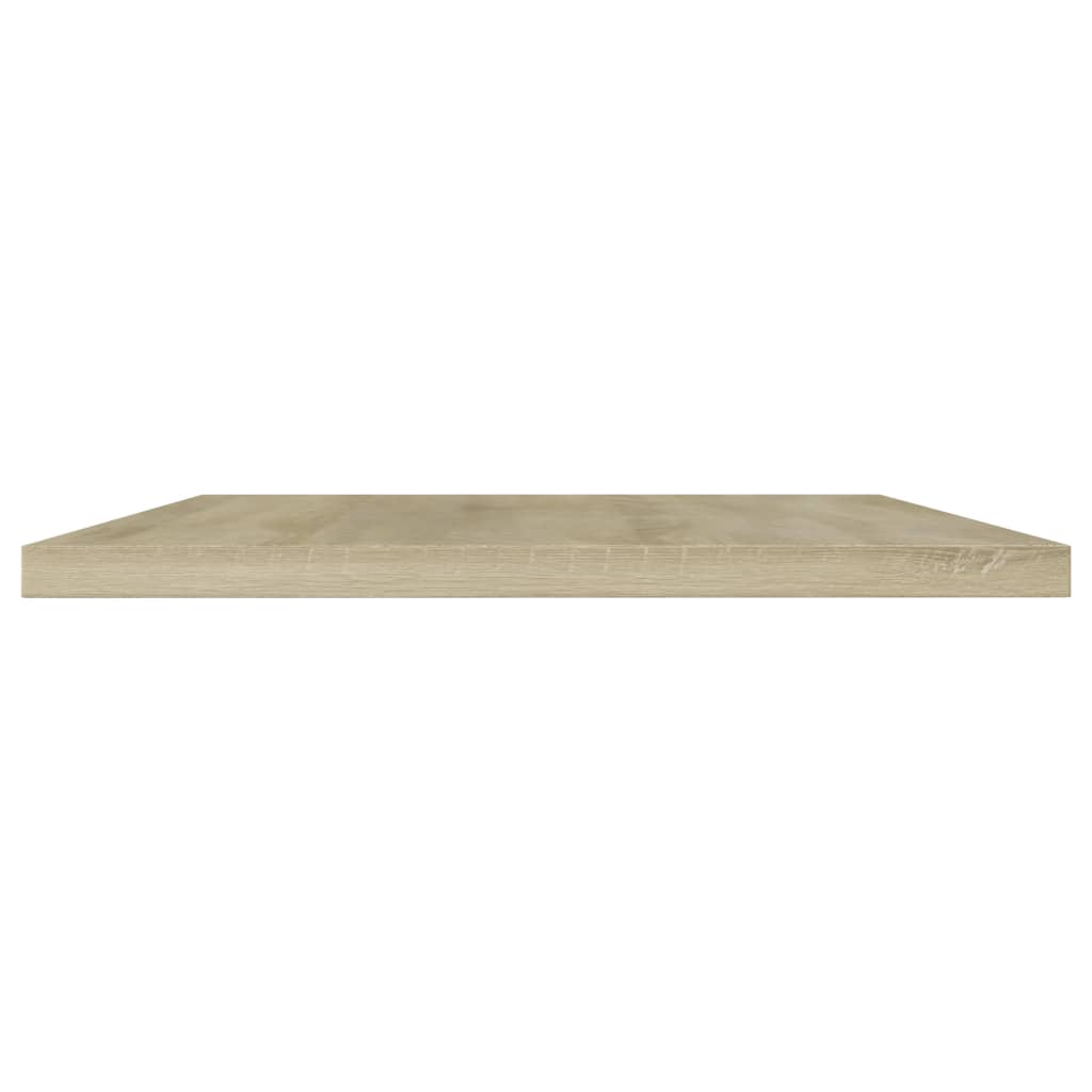 boghylder 4 stk. 40x30x1,5 cm konstrueret træ sonoma-eg