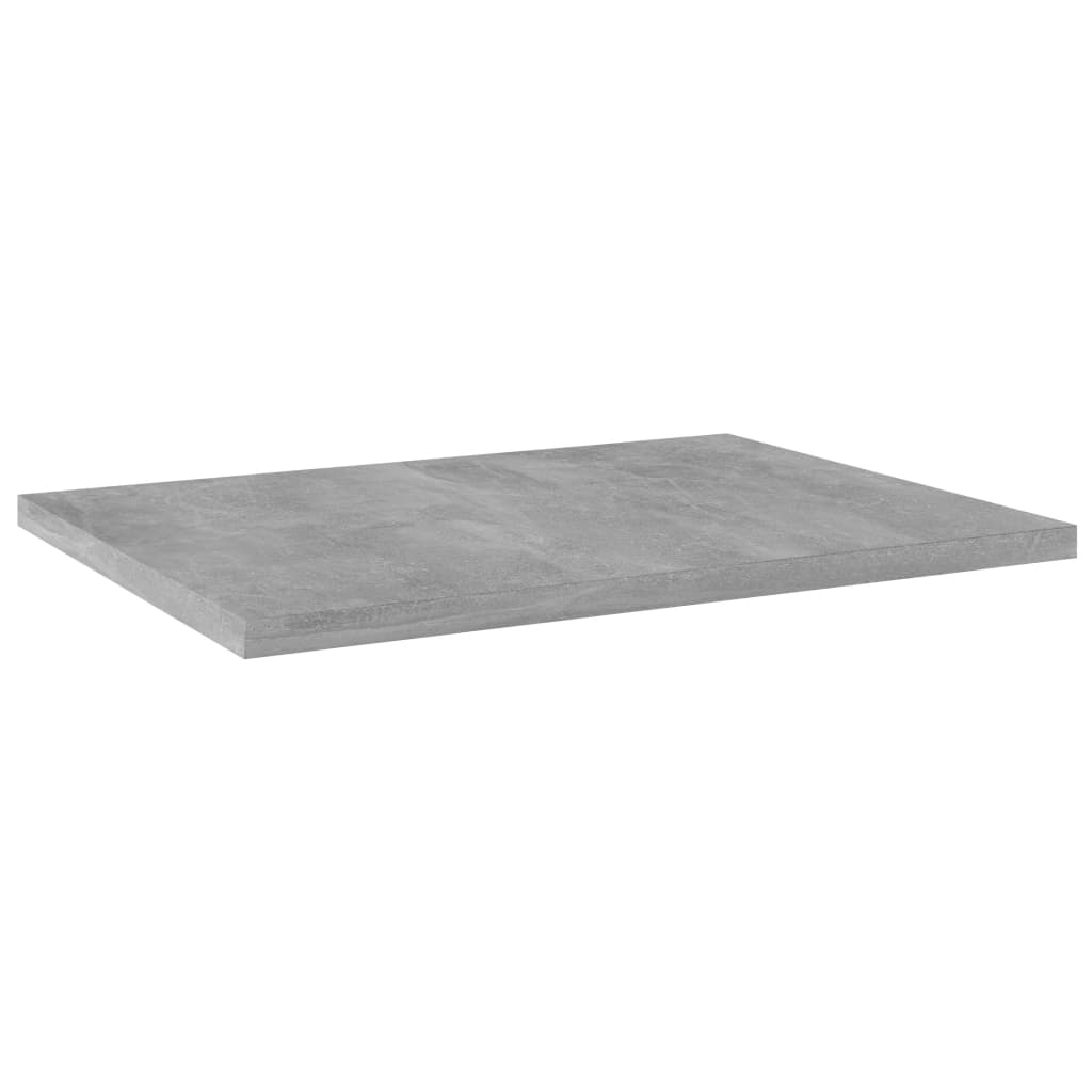 boghylder 4 stk. 40x30x1,5 cm konstrueret træ betongrå