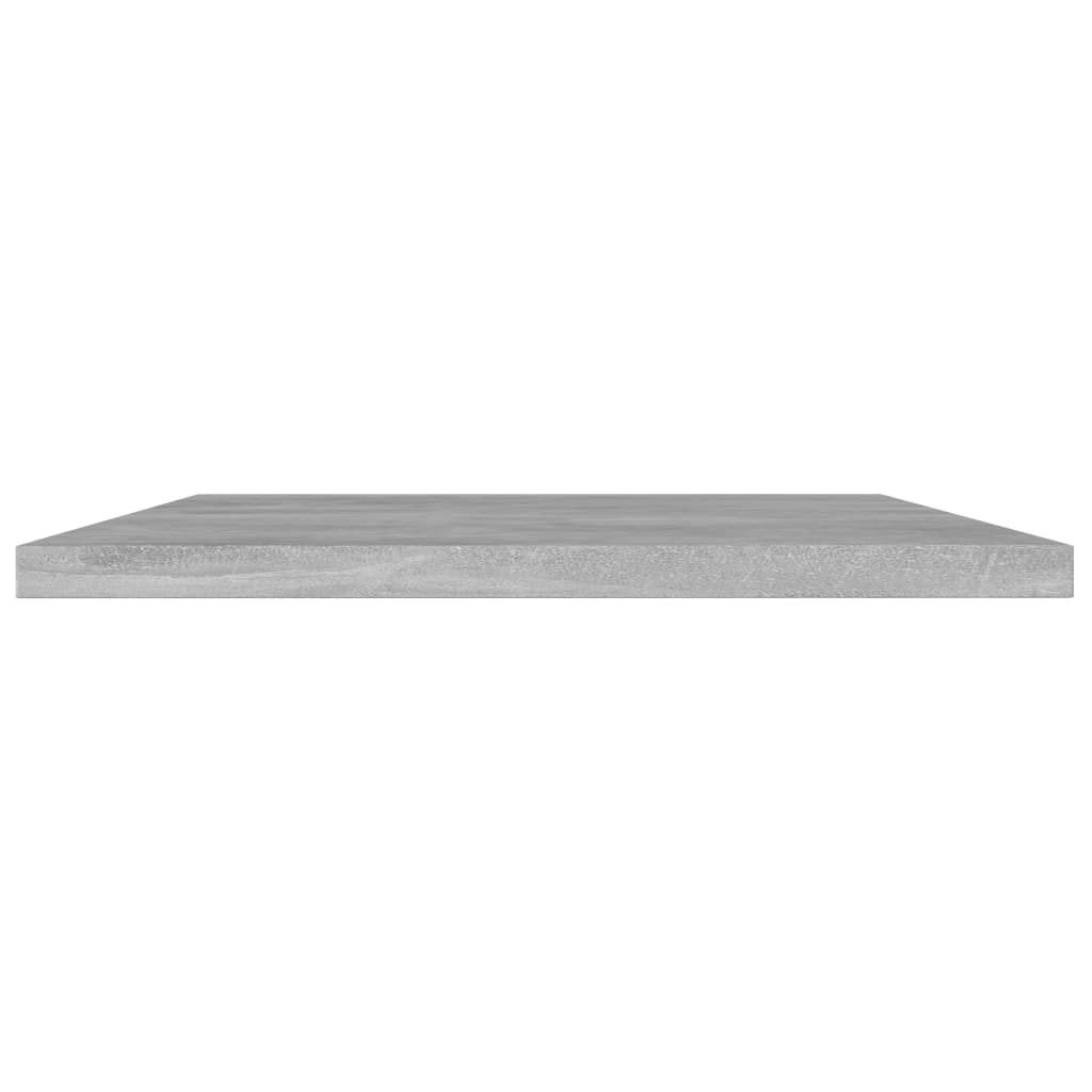 boghylder 4 stk. 40x30x1,5 cm konstrueret træ betongrå