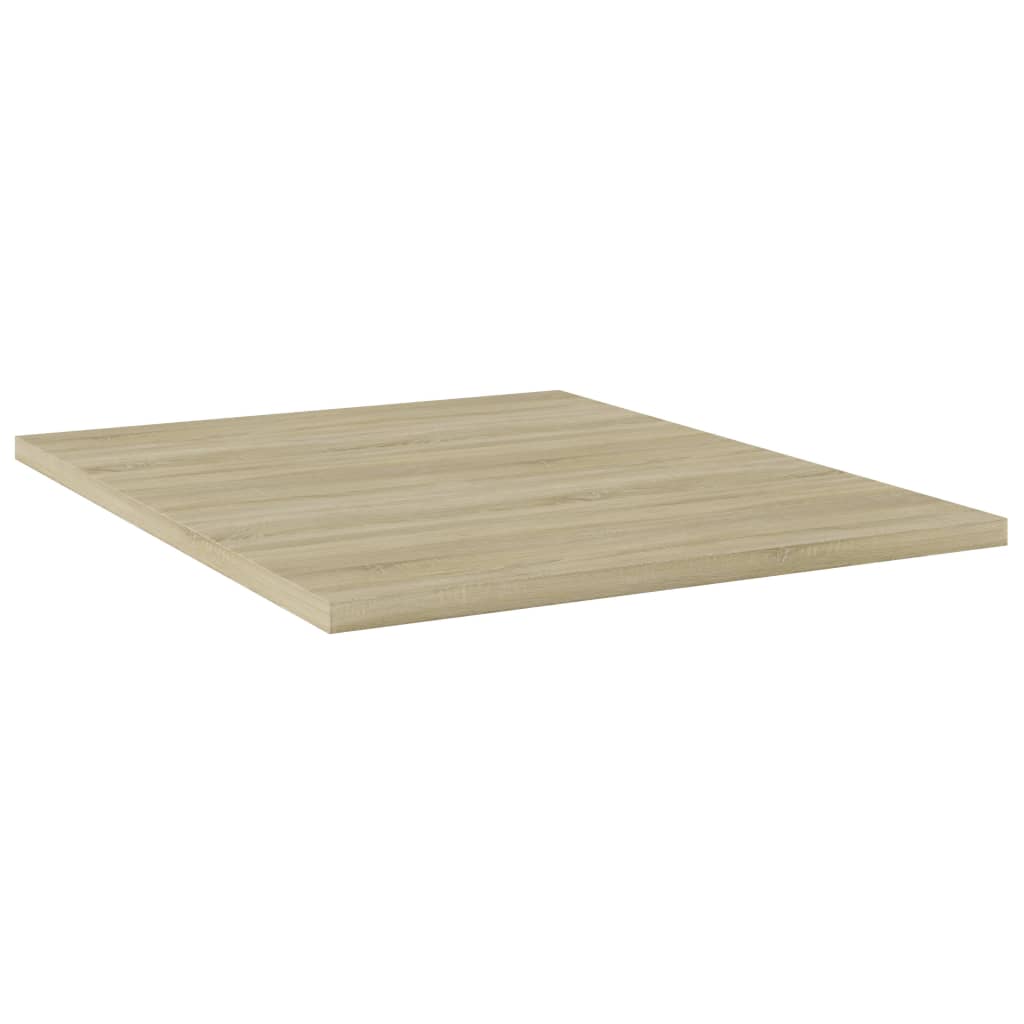boghylder 8 stk. 40x50x1,5 cm konstrueret træ sonoma-eg