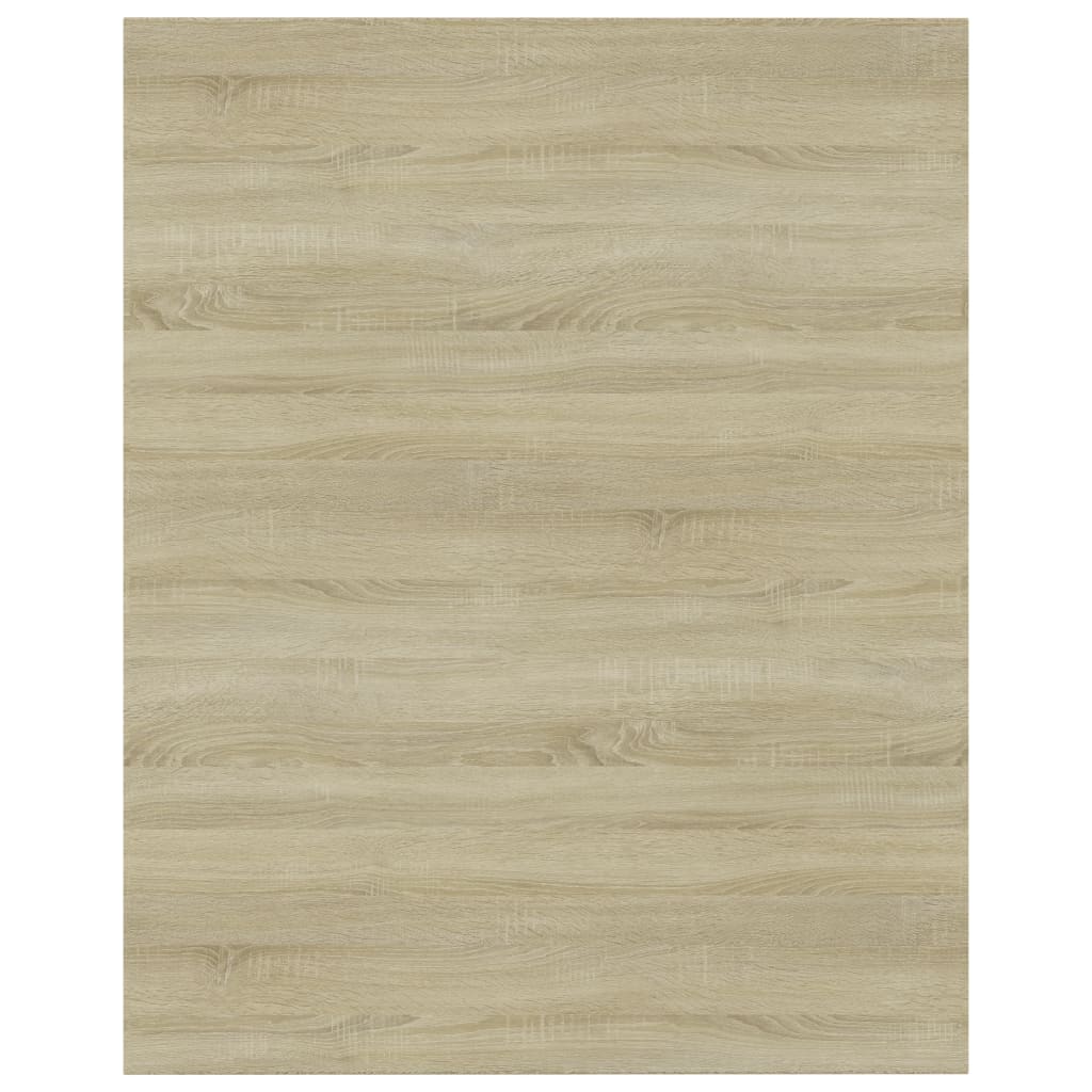boghylder 8 stk. 40x50x1,5 cm konstrueret træ sonoma-eg