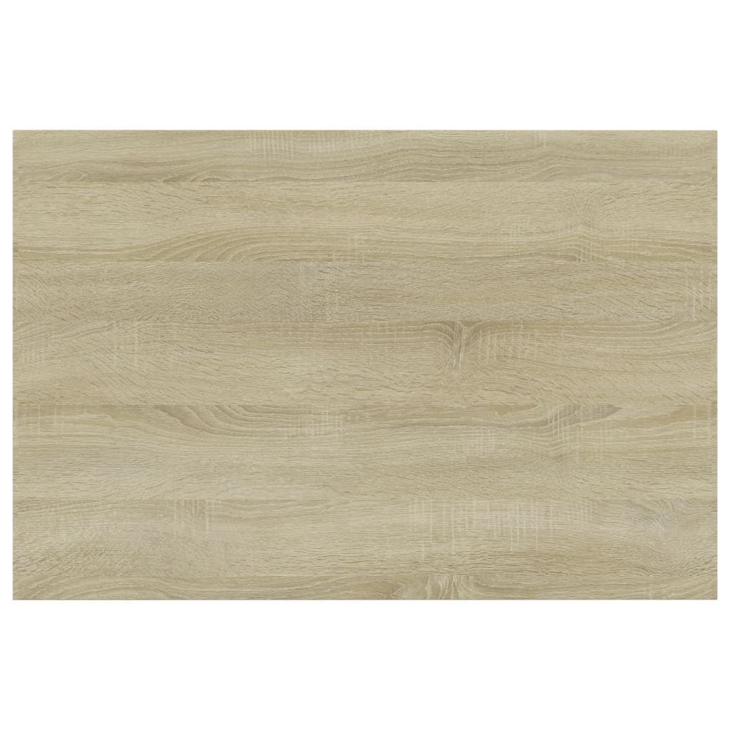 boghylder 4 stk. 60x40x1,5 cm konstrueret træ sonoma-eg