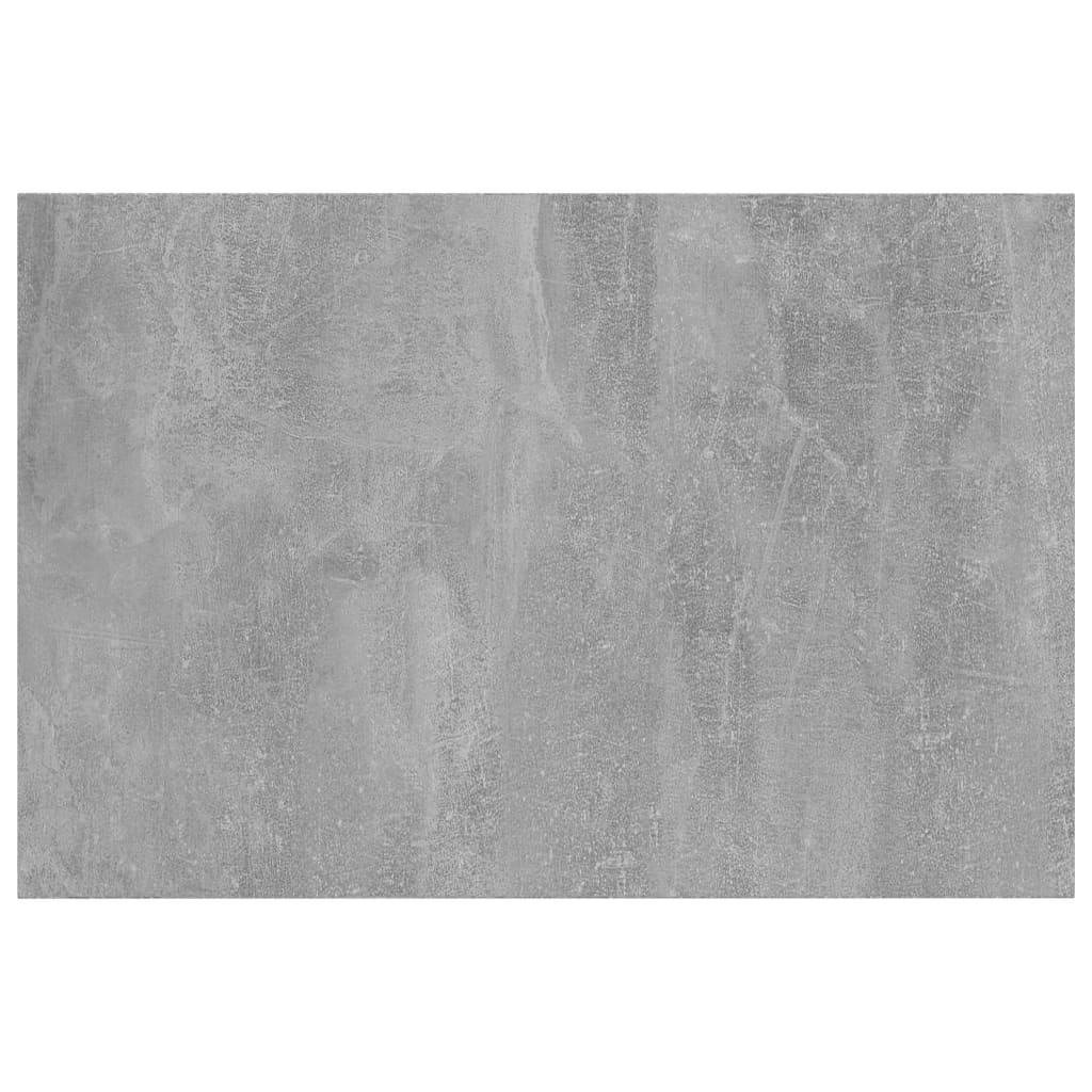boghylder 4 stk. 60x40x1,5 cm konstrueret træ betongrå