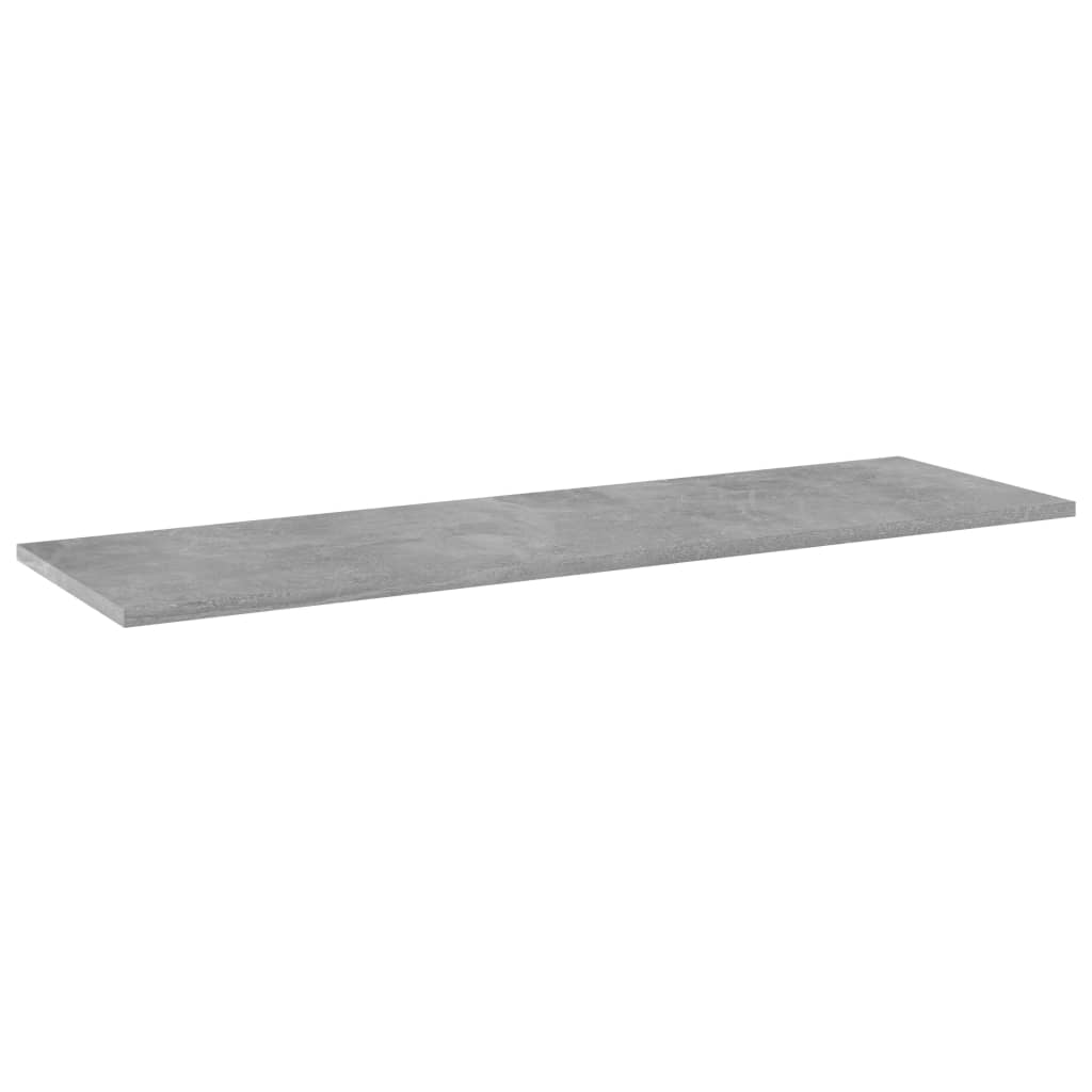 boghylder 8 stk. 100x30x1,5 cm konstrueret træ betongrå