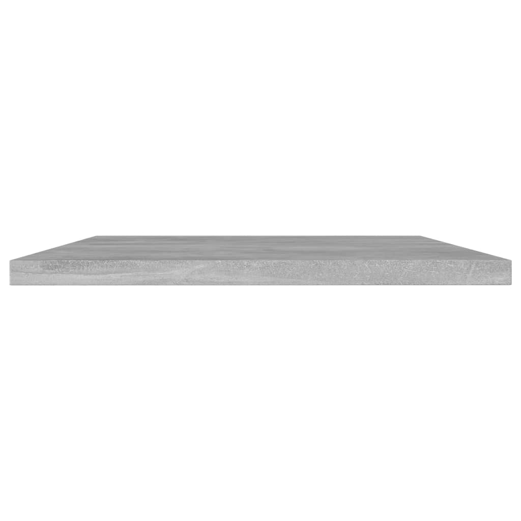 boghylder 8 stk. 100x30x1,5 cm konstrueret træ betongrå