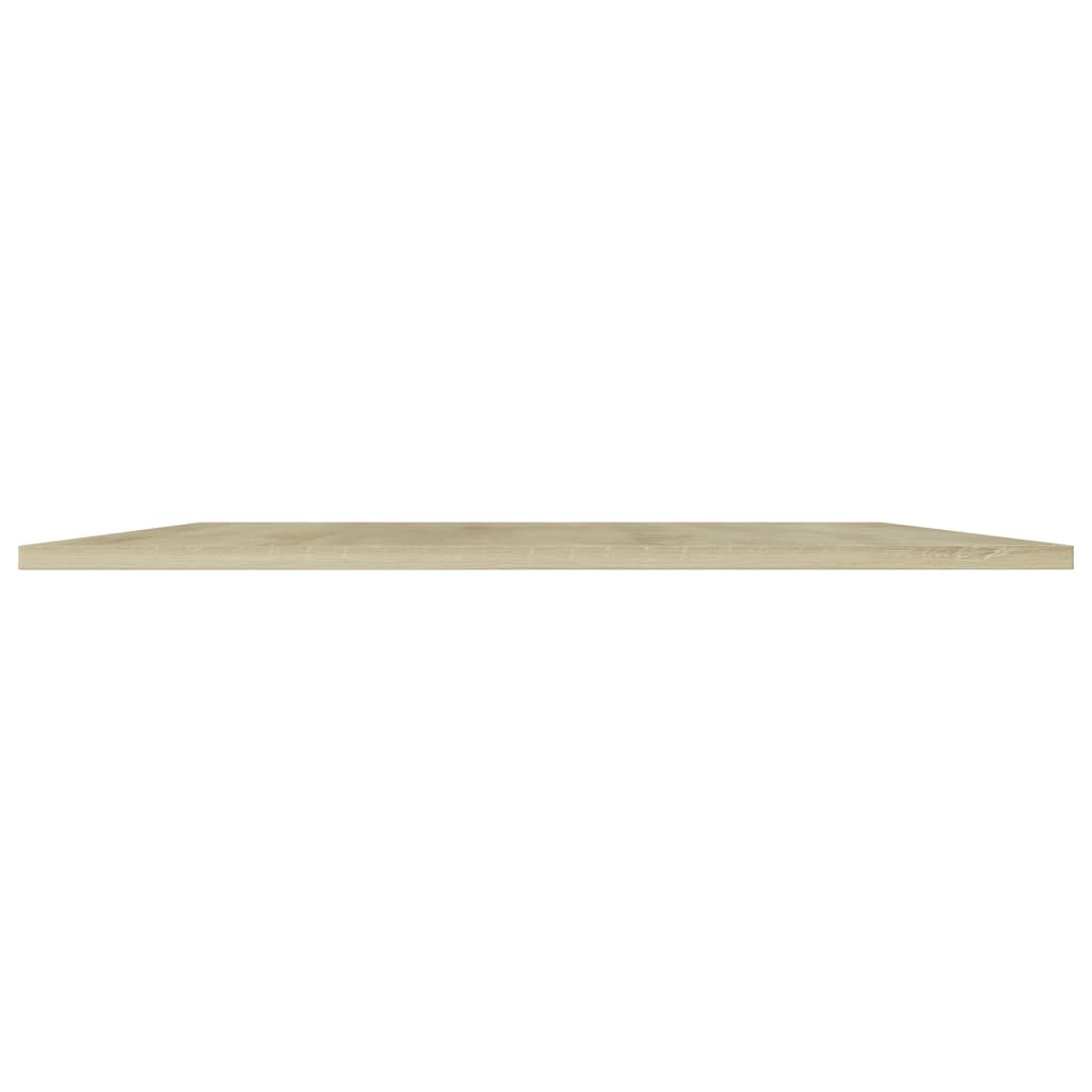 boghylder 4 stk. 100x50x1,5 cm konstrueret træ sonoma-eg