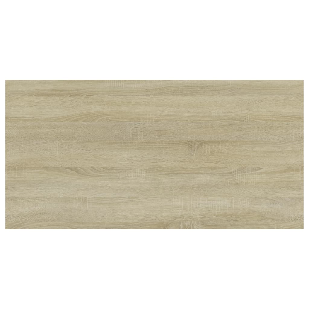 boghylder 4 stk. 100x50x1,5 cm konstrueret træ sonoma-eg