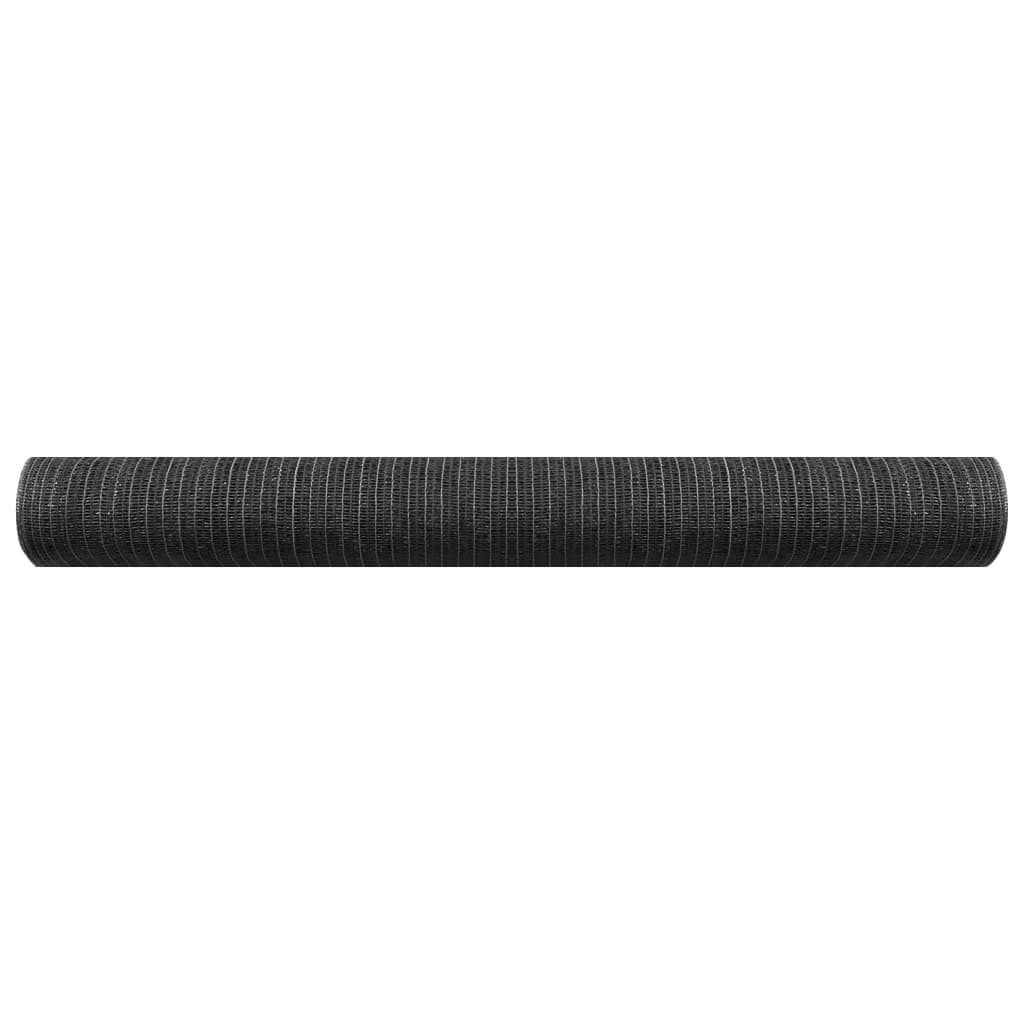 afskærmning 1x50 m 195 g/m² HDPE antracitgrå