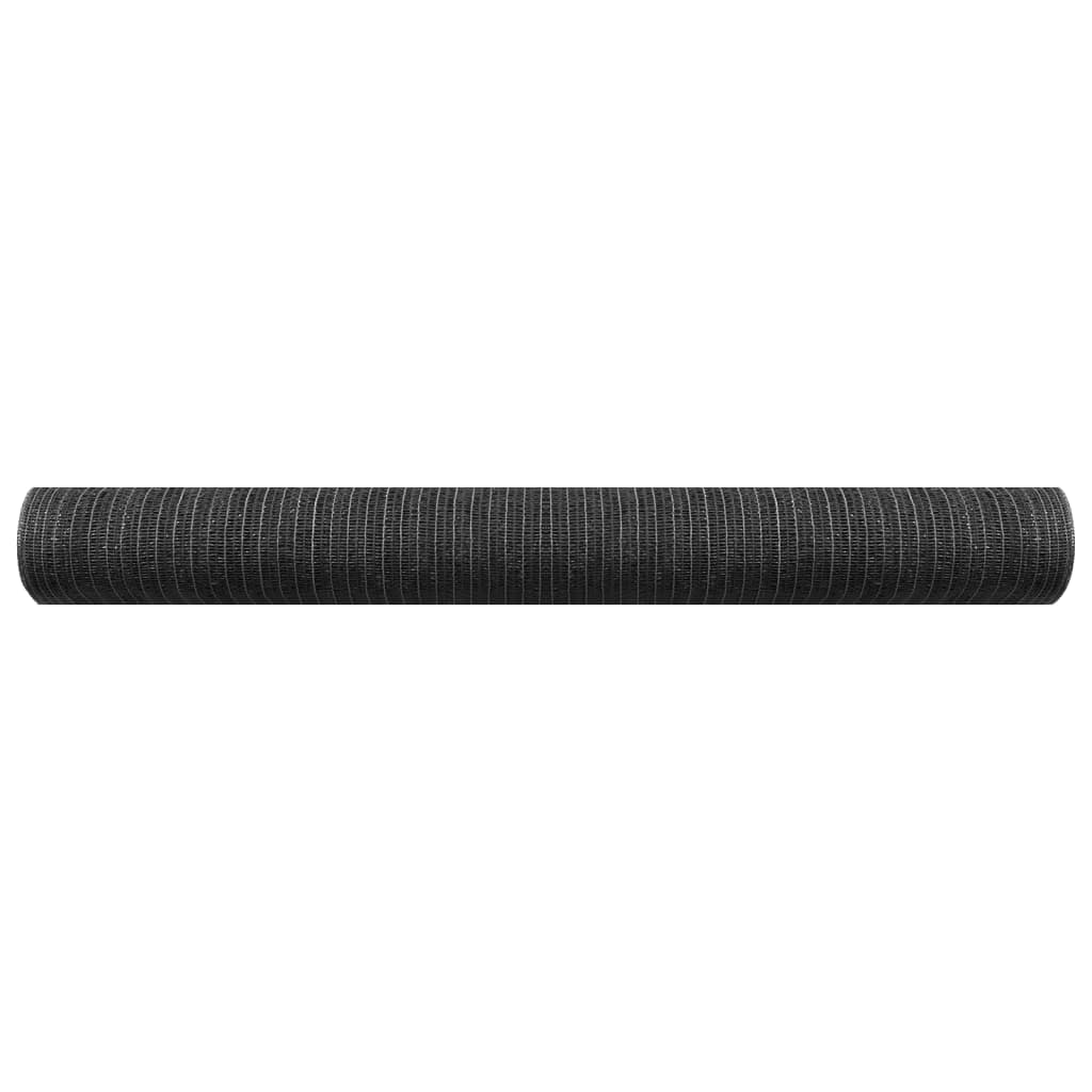 afskærmning 1,8x10 m 195 g/m² HDPE antracitgrå