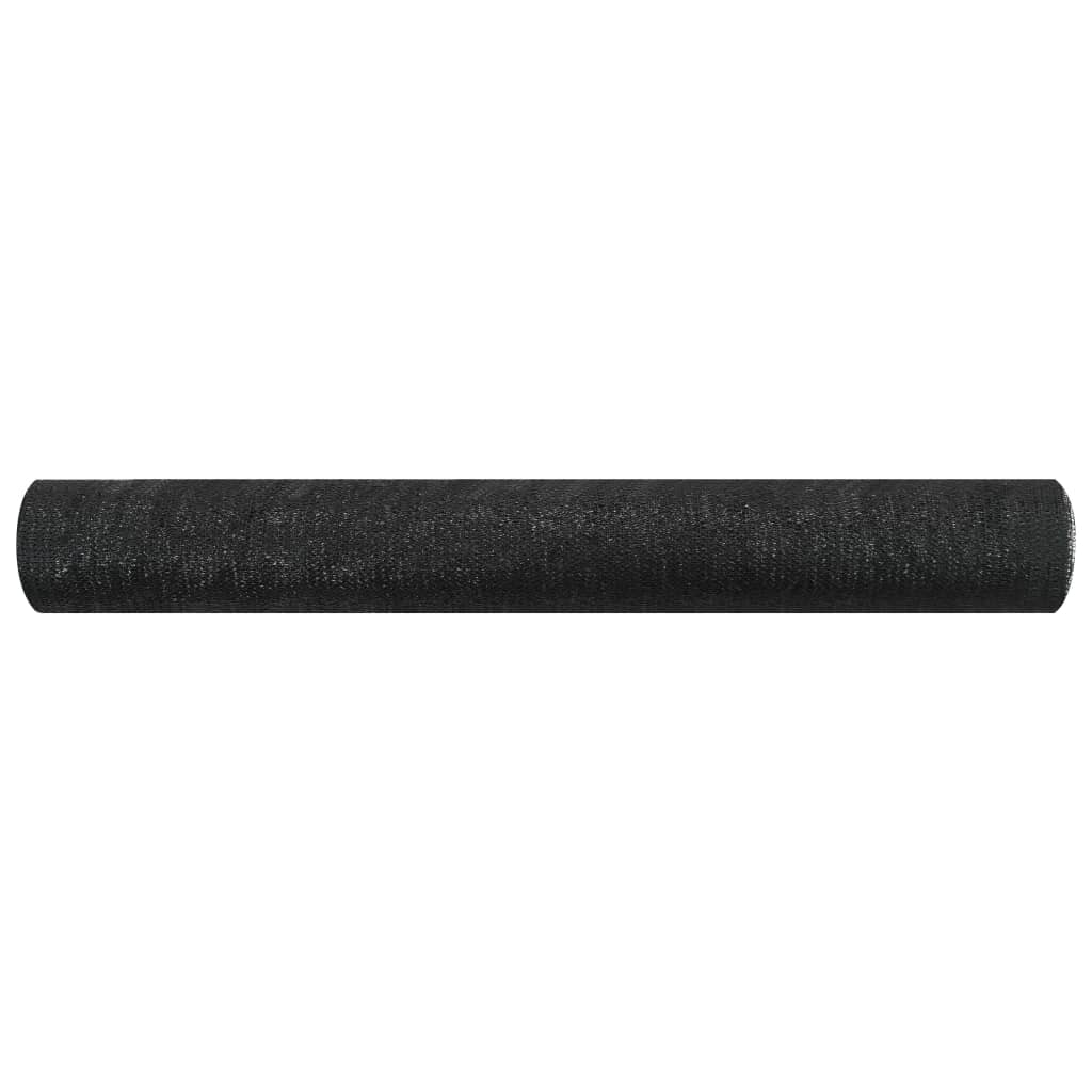 afskærmning 2x10 m HDPE 75 g/m² sort