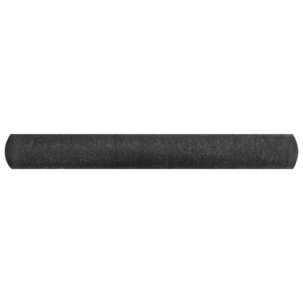 afskærmning 2x50 m HDPE 150 g/m² sort