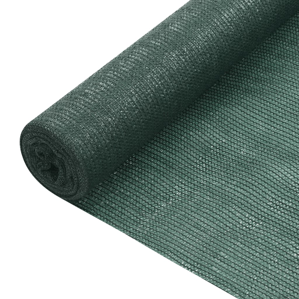 Afskærmningsnet 2×25 m - grøn HDPE 75 g/m²