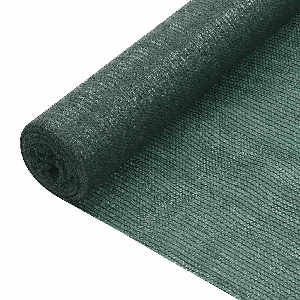 Afskærmningsnet 3,6 × 50 m - grøn HDPE 75 g/m²