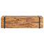 tv-bord 110x30x32,5 cm massivt teaktræ