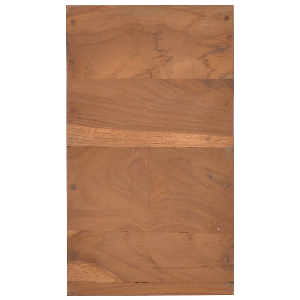 sengebord 20x35x50 cm massivt teaktræ