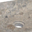 håndvask 50x35x10 cm marmor grå