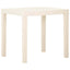 havebord 79x65x72 cm plastik hvid