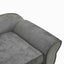 hundesofa 72x45x30 cm plys mørkegrå