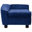 hundesofa 72x45x30 cm plys blå
