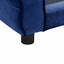 hundesofa 72x45x30 cm plys blå